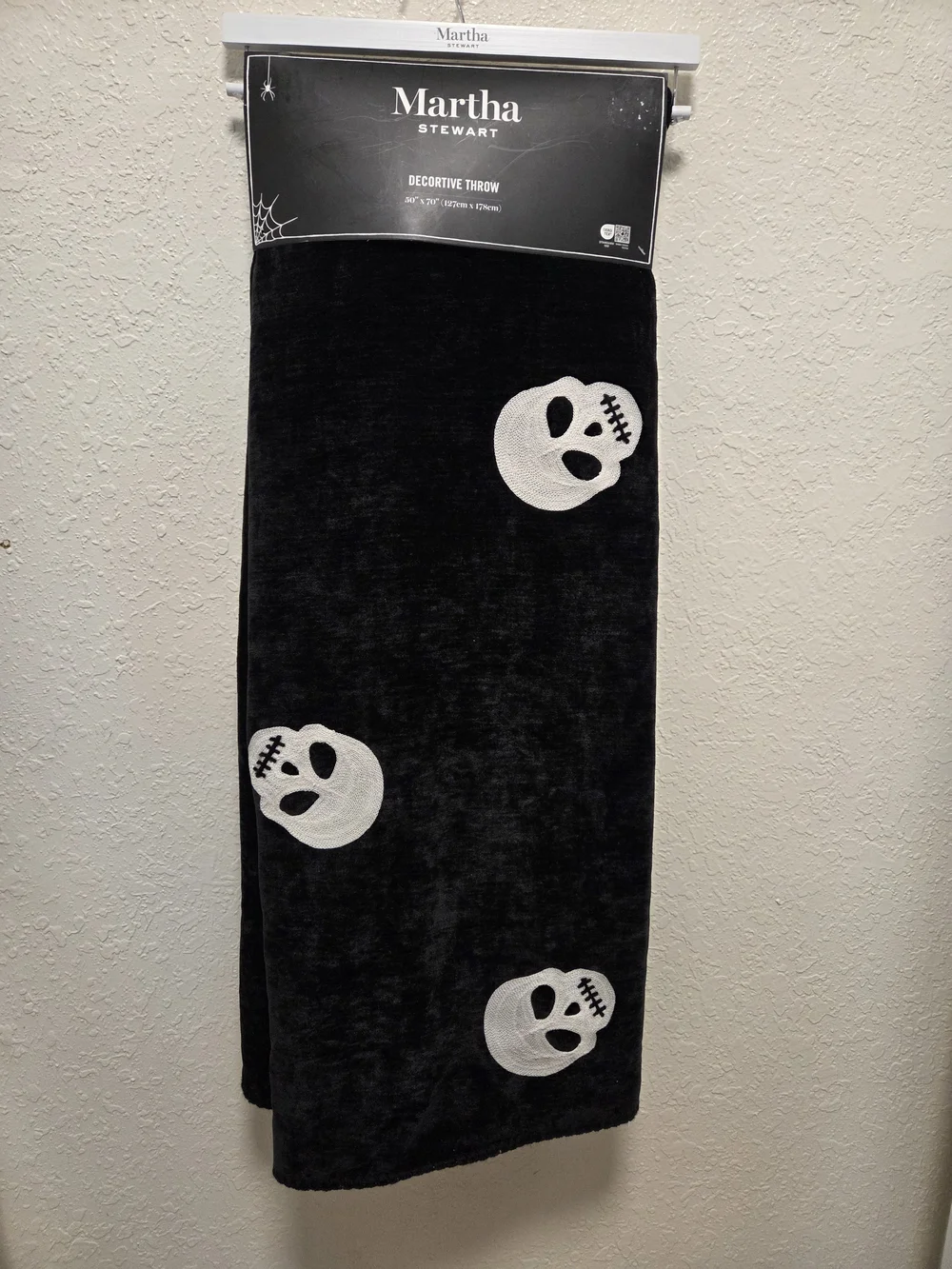 Martha Stewart plush black